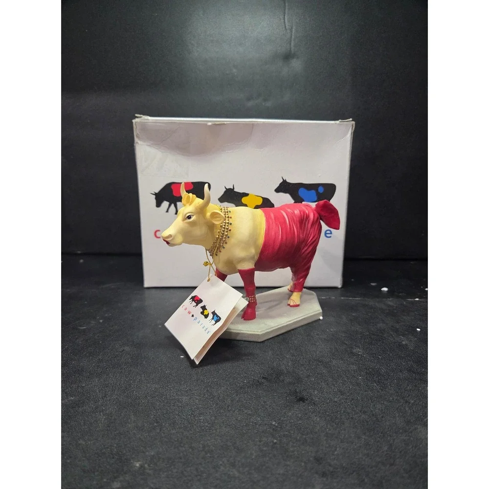 Cow Parade Diamonds Are A Cow's Best Friend Figurine, Westland Giftware, #9122